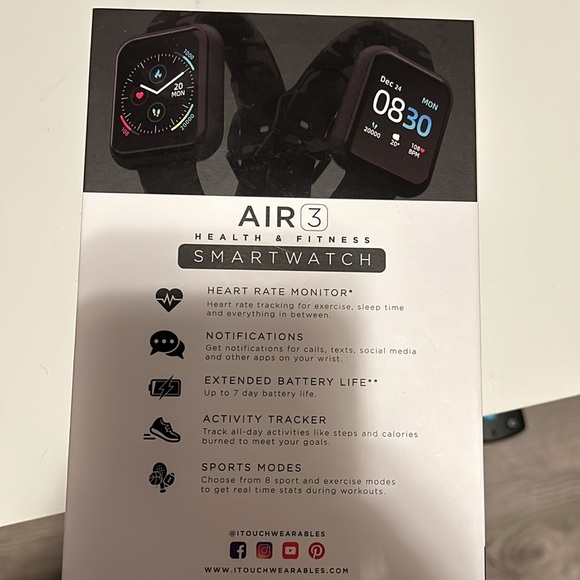 NIB iTouch Air 3 SmartWatch - Picture 4 of 5